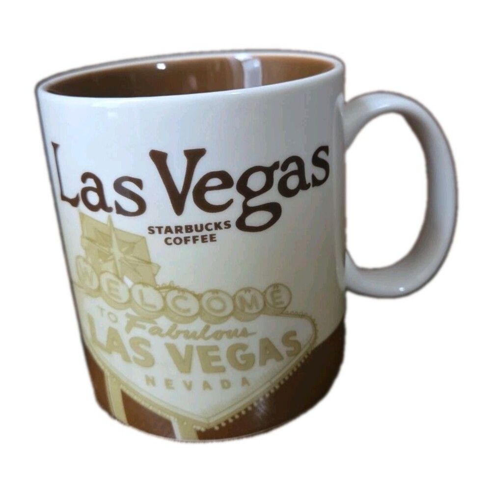 Starbucks LAS VEGAS Coffee Mug Cup Collector Series 16oz Nevada 2012